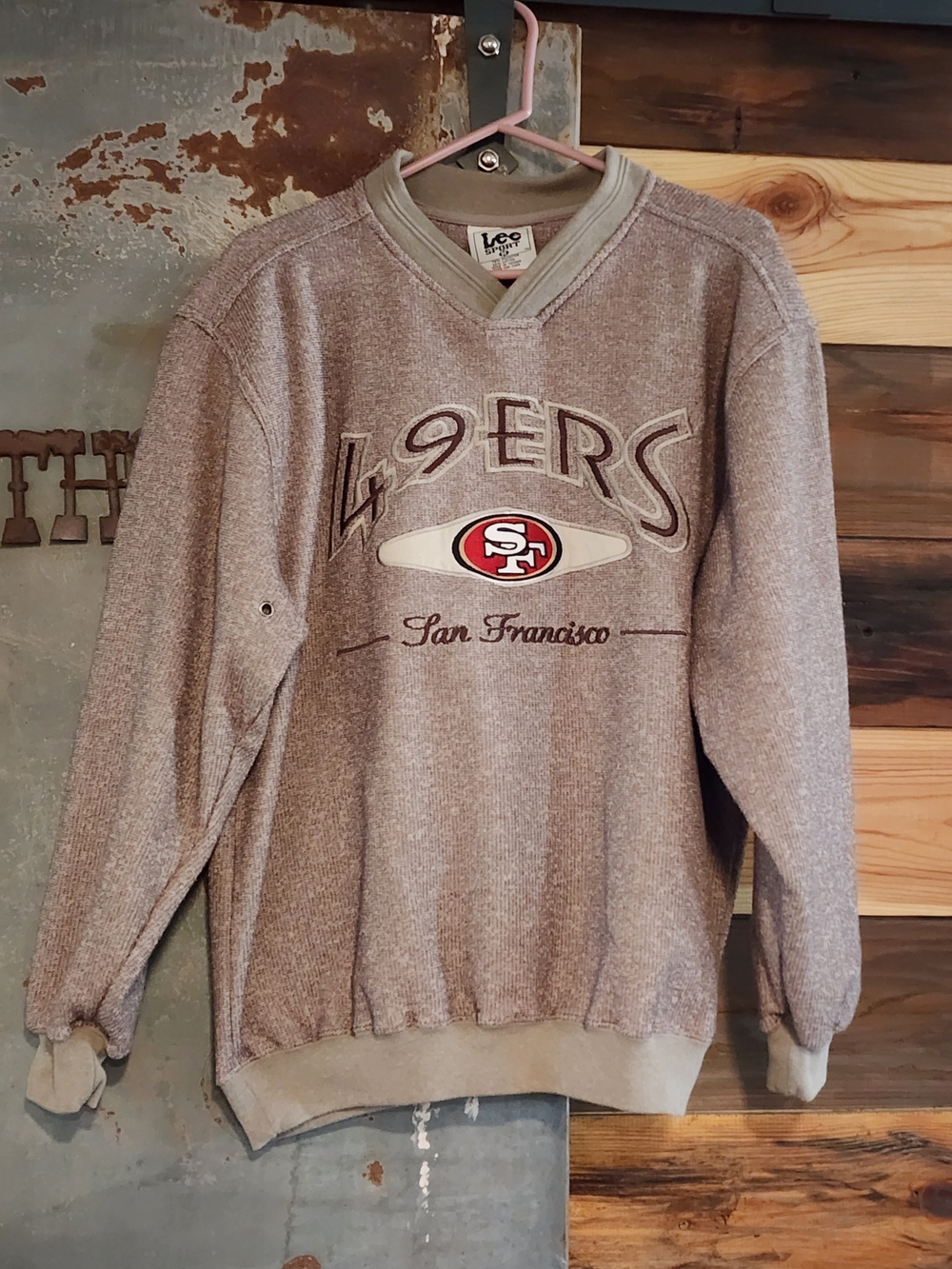 Vintage Lee Men's San Francisco 49ers Crewneck Sweater